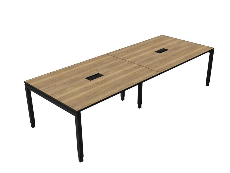 Bench 320x120cm met kabelkleppen